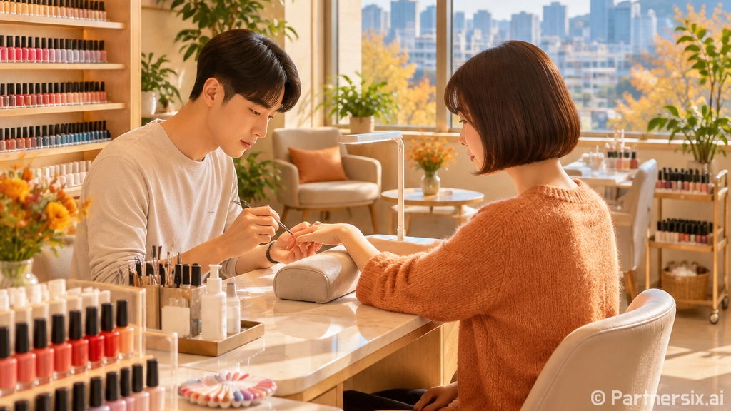 단발 헤어스타일로 자른 손님들이 네일까지 바꾸게 된 진짜 이야기