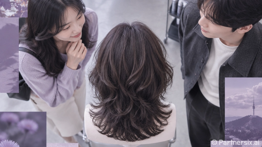 손님들이 20대 손예진 사진을 들고 온 날, 중단발 빌드펌이 다르게 보였다