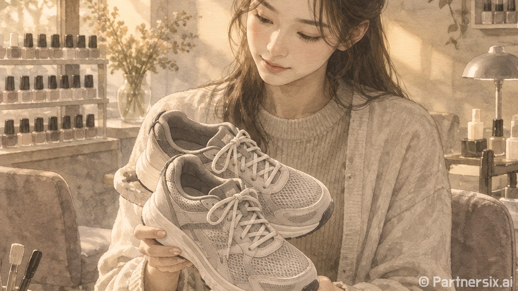 아이유 천국의계단 따라 하려다 뉴발란스 운동화부터 다시 본 네일리스트의 손끝 관찰기