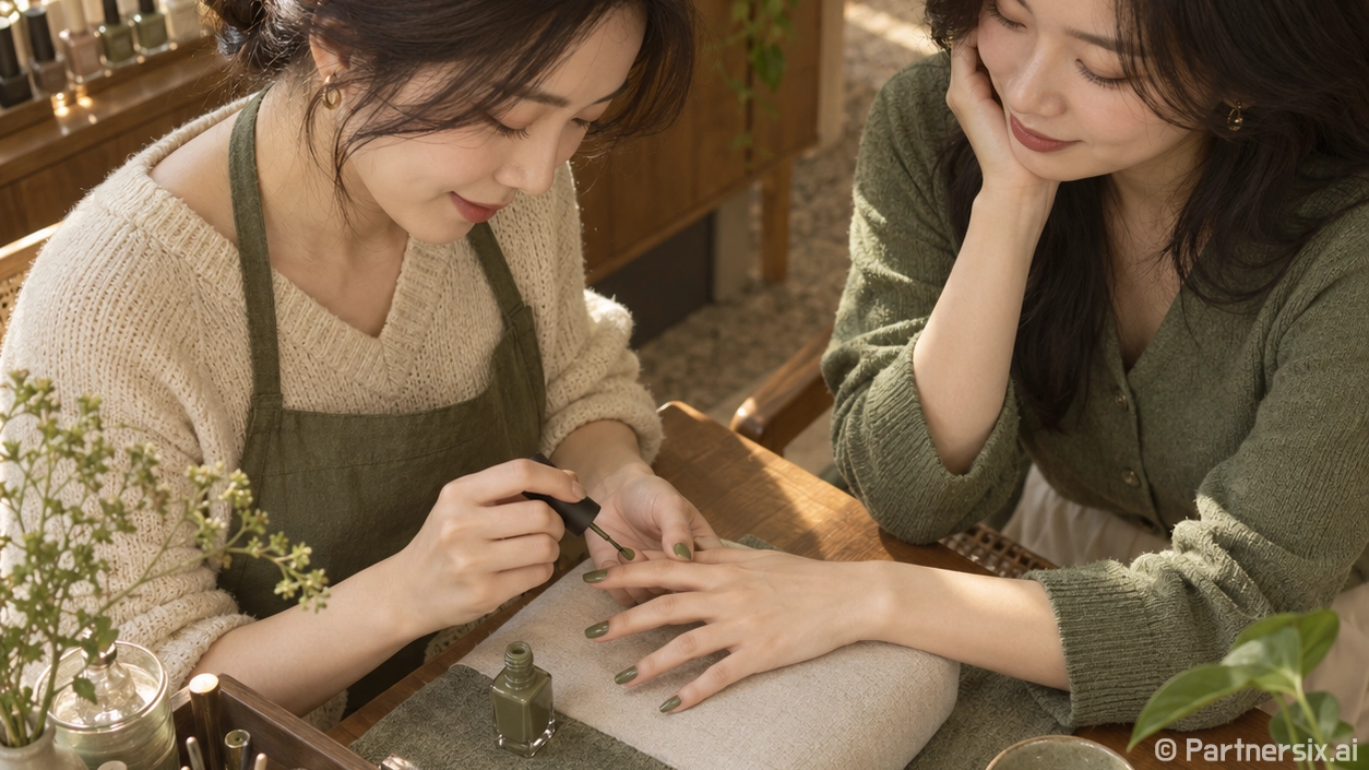 9월 네일아트, 손님 손끝에 올려보니 오래 예뻤던 색들의 진짜 이야기