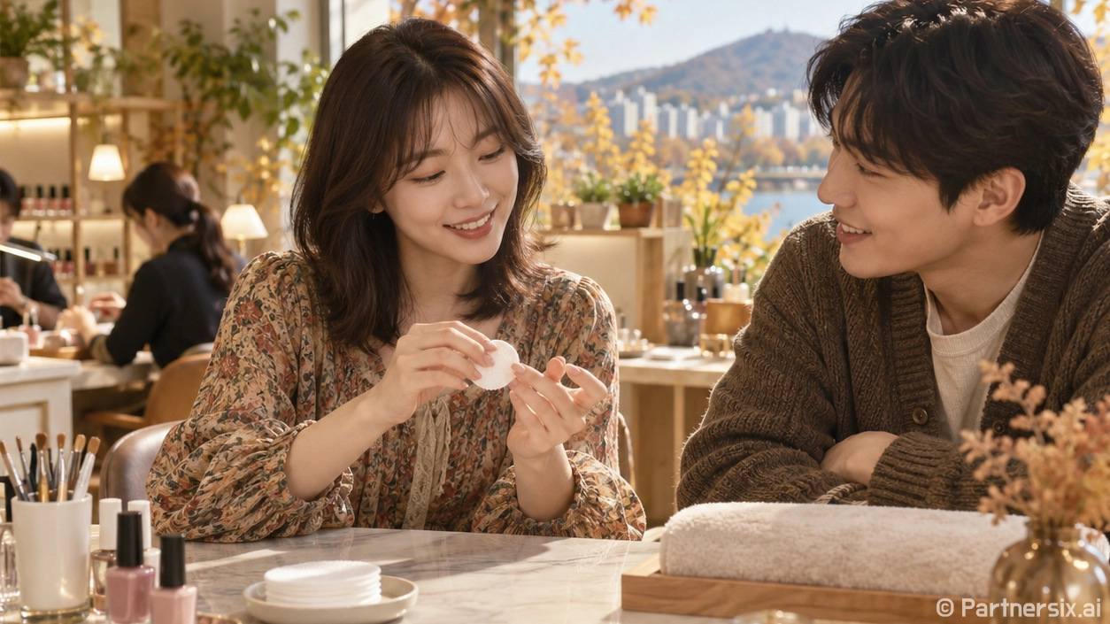 네일 받으러 온 손…