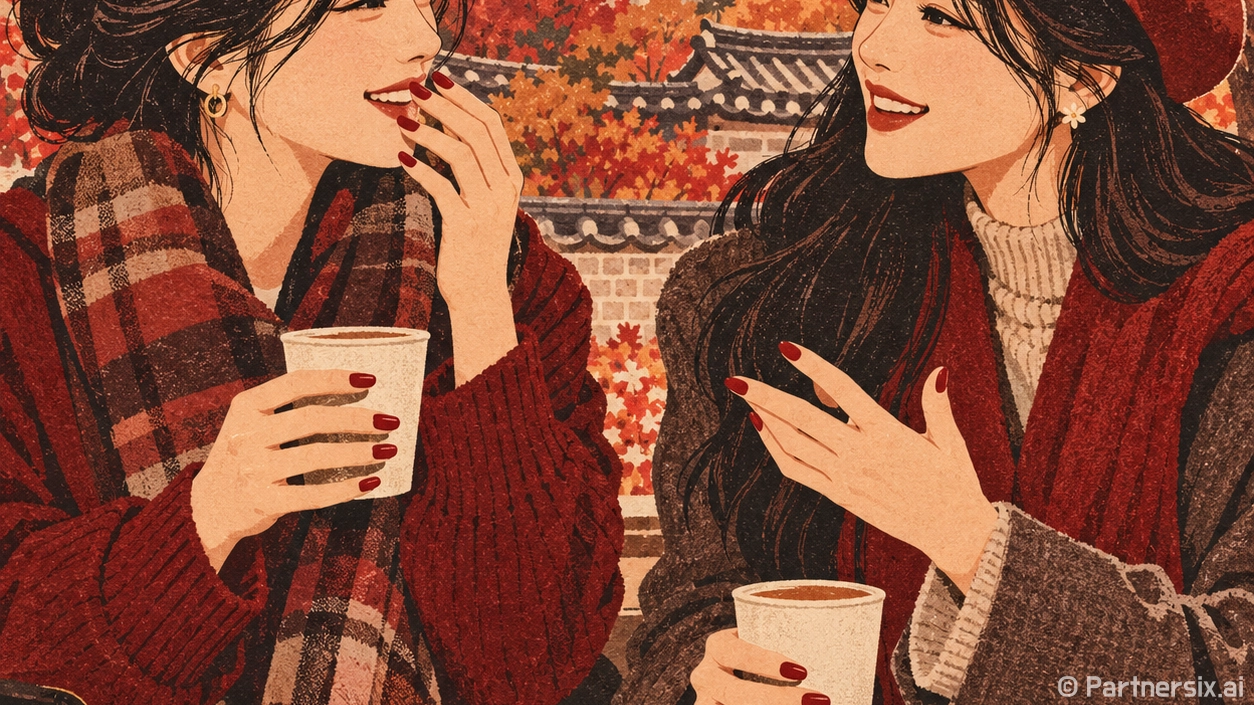 가을 네일 원컬러로…