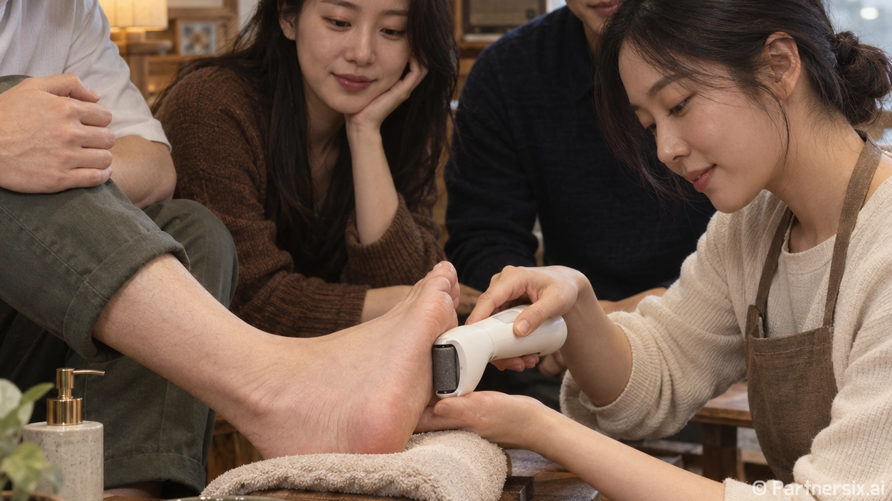각질제거기 세게 밀어본 손님에게서 배운 진짜 관리법