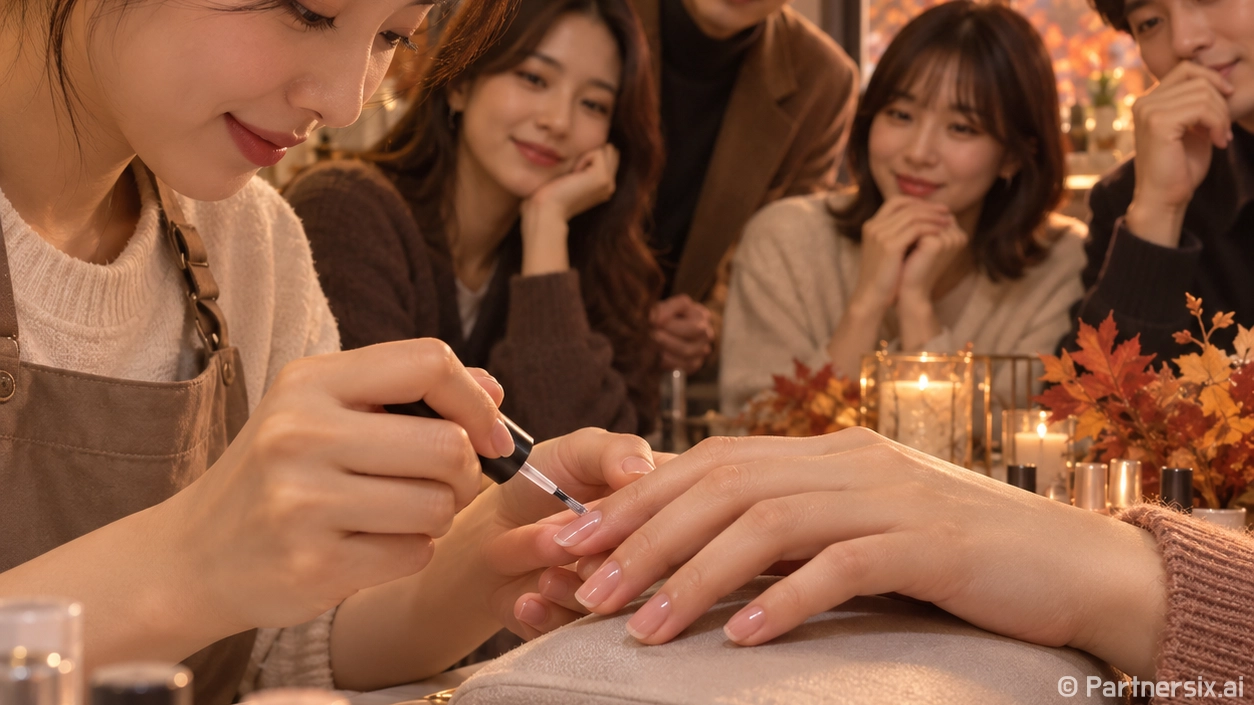 손톱 얇은 손님에게 네일 추천을 바꿔봤더니 유지력이 달라졌습니다