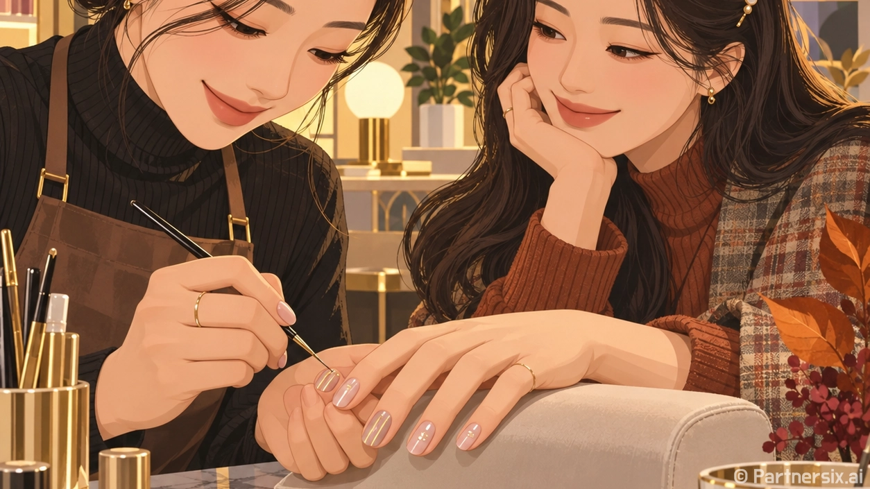 네일아트 디자인, 8년 동안 손님 손끝에서 오래 남은 것들