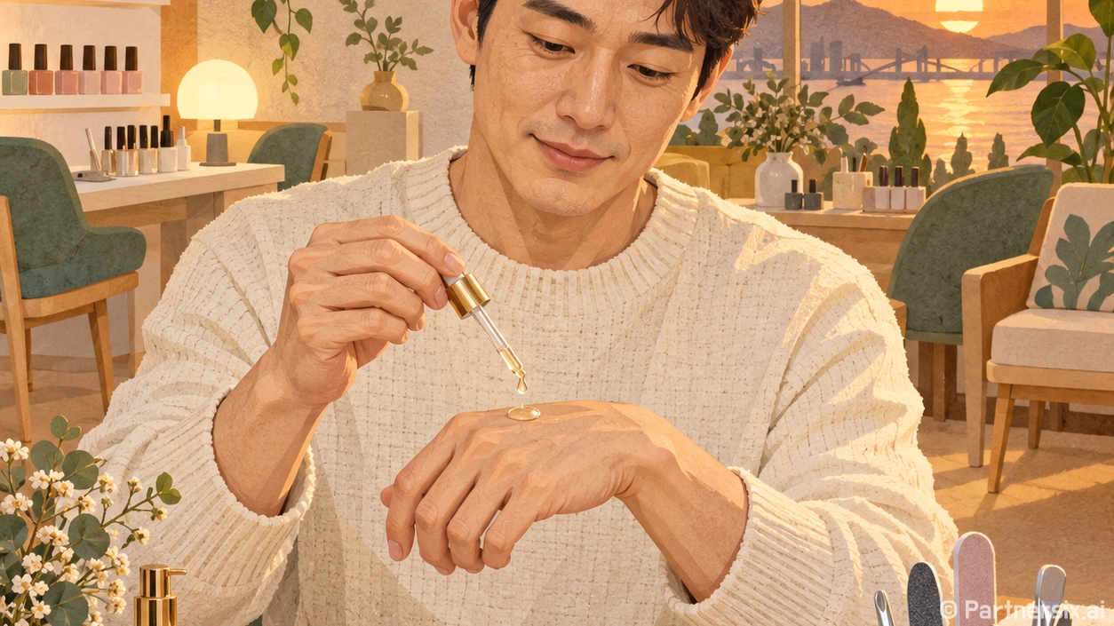 레티놀 세럼을 손등에 발라봤더니, 네일 손님들이 먼저 알아본 변화