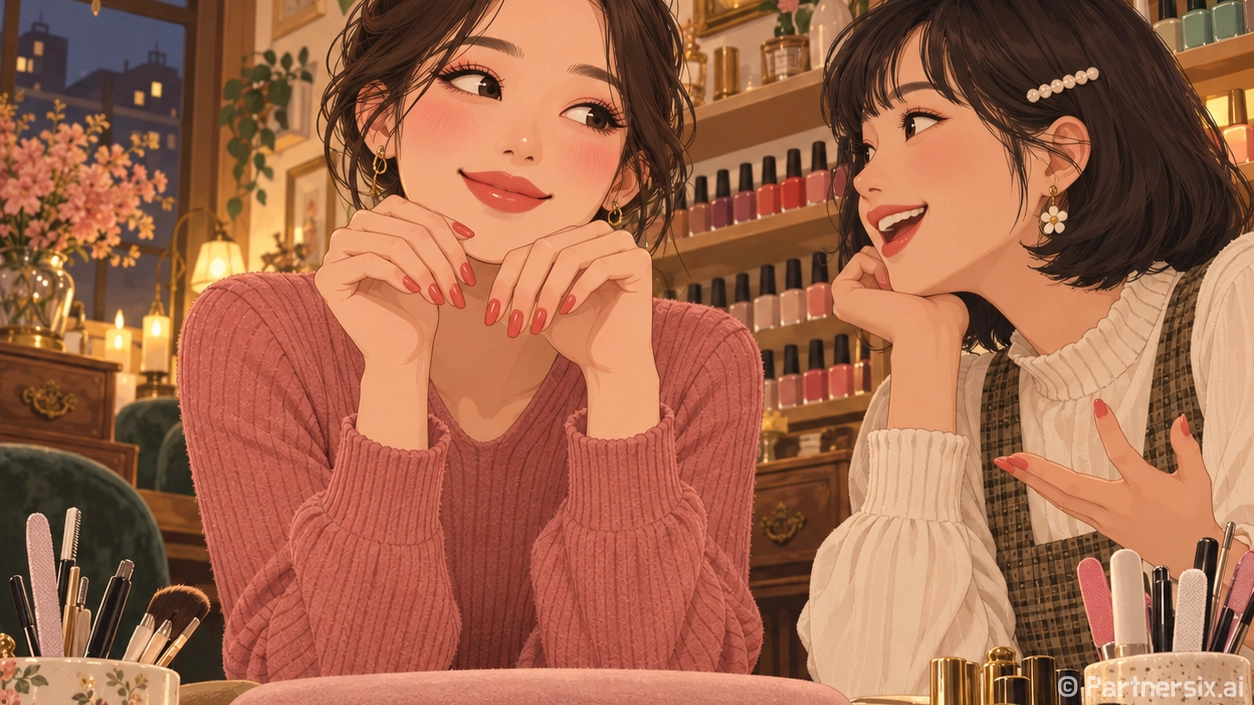 손톱 컬러에 맞춰 메이크업을 바꿔봤더니 생긴 일