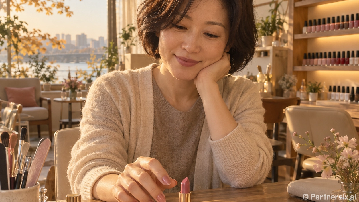 분홍립스틱 바꿨더니 손끝 분위기까지 달라졌던 날