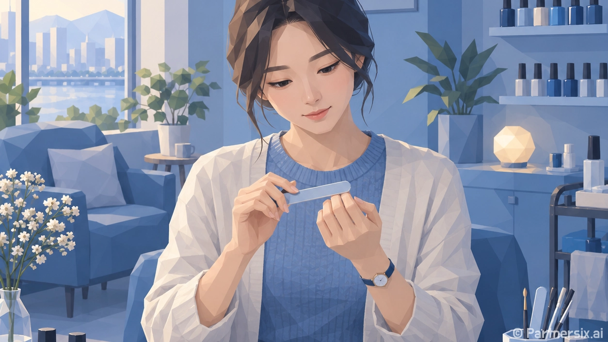 8년 동안 손끝을 만져보니 손톱관리는 결국 습관이 남더라고요