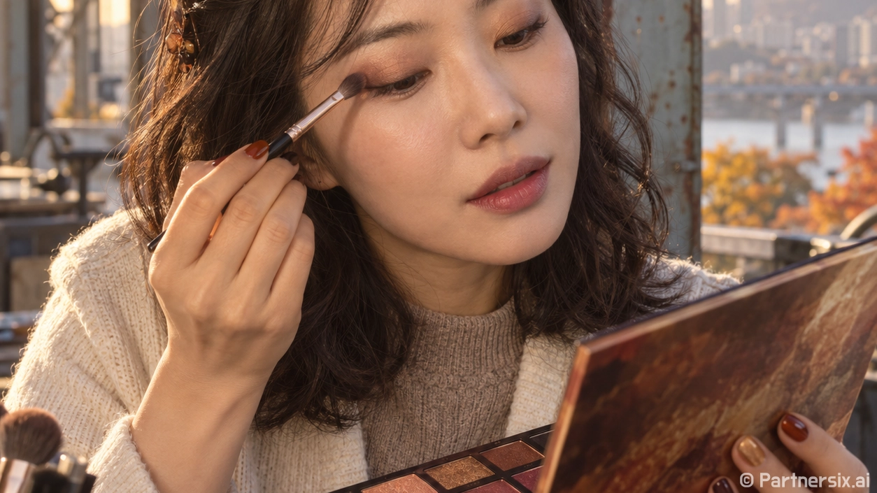 아이섀도우 색을 네…