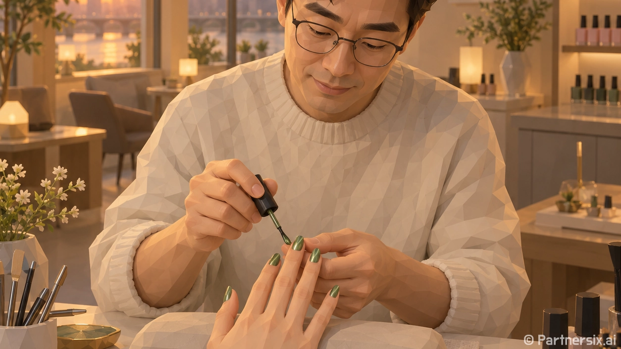 자석젤네일 디자인, 손님 손에 직접 올려보니 오래 예쁜 건 따로 있더라고요