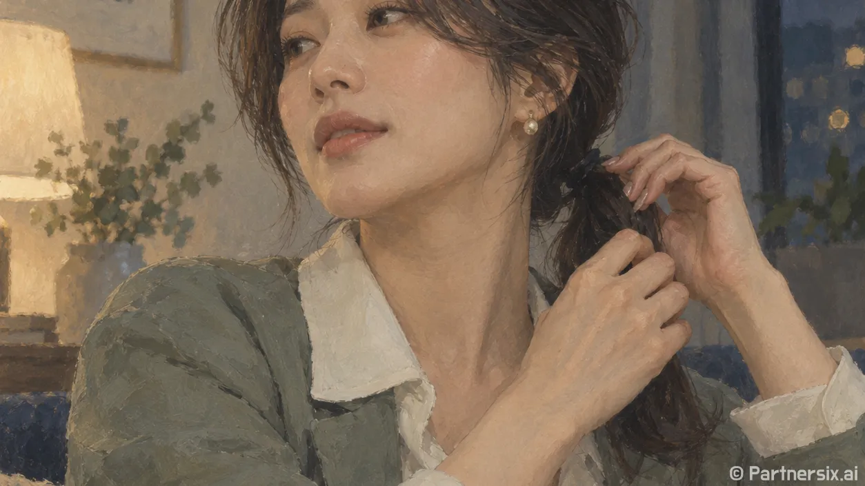 정우성 실물 찬사한 여배우의 중단발 레이어드컷, 손끝까지 바꿔보니 분위기가 달라졌어요