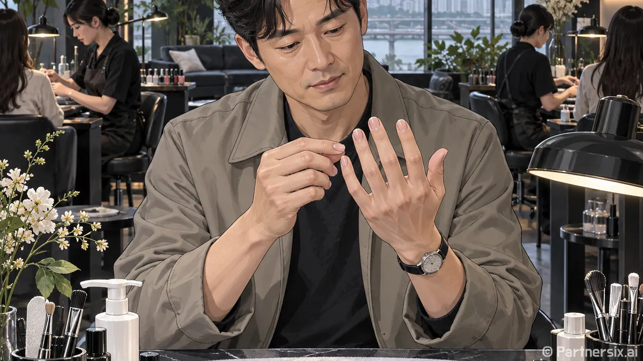 네일동에서 손톱 얇…