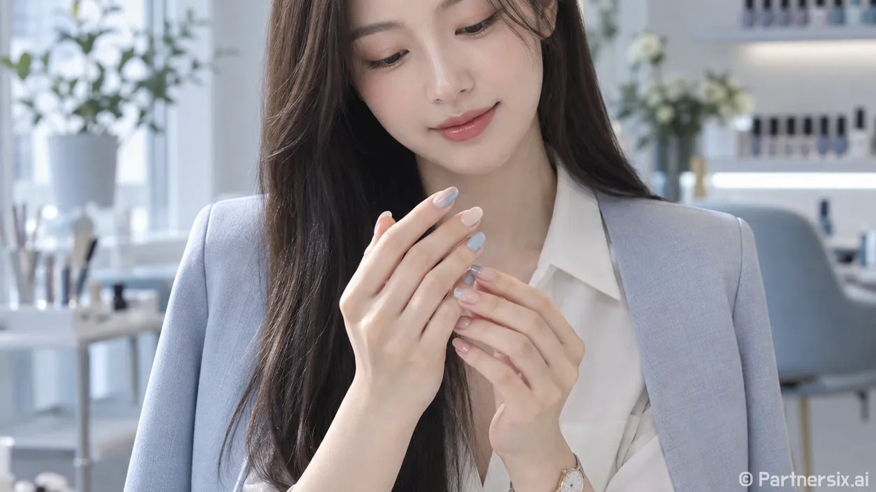 미금 네일아트 손님…