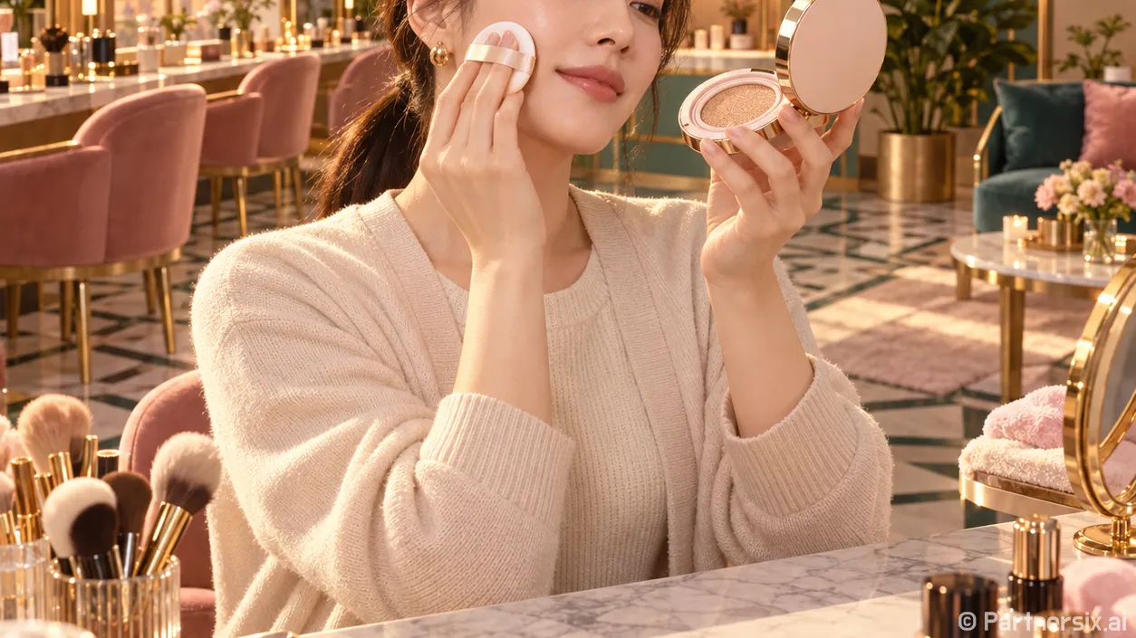쿠션 먼저 두드렸다…