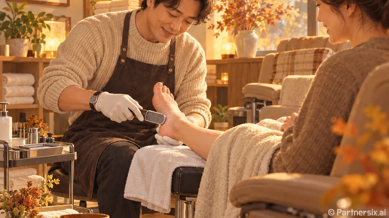 발각질제거샵 다녀온 손님 발끝이 달라진 이유