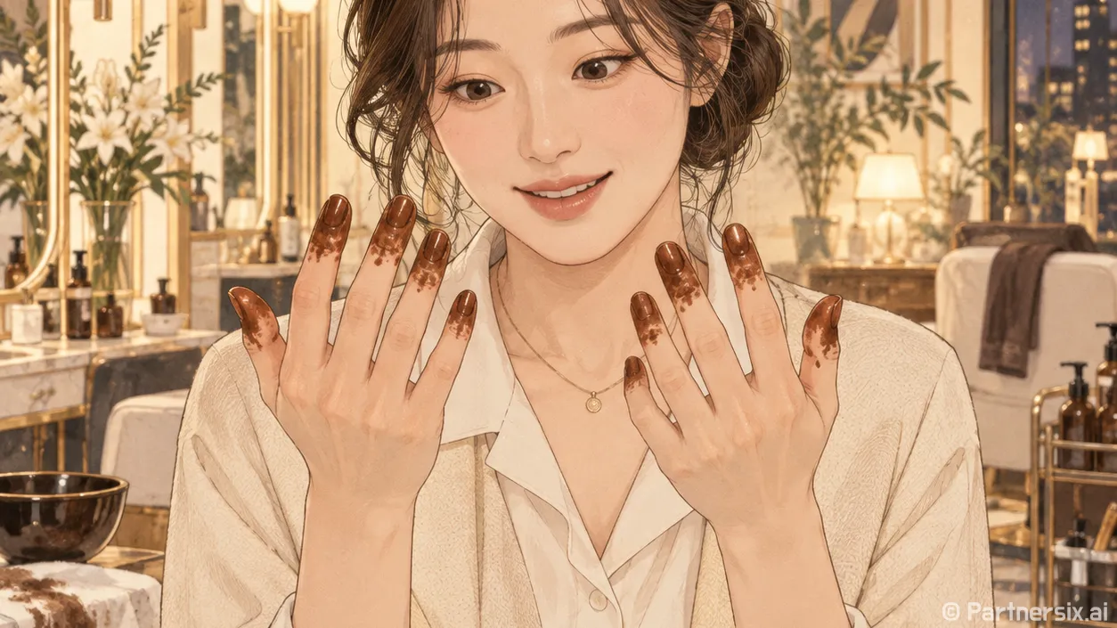 천연염색약 썼다가 손끝까지 물든 날
