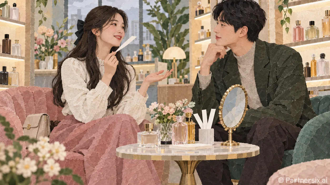 여성 향수 추천을 부탁받고 손끝에서 답을 찾았다