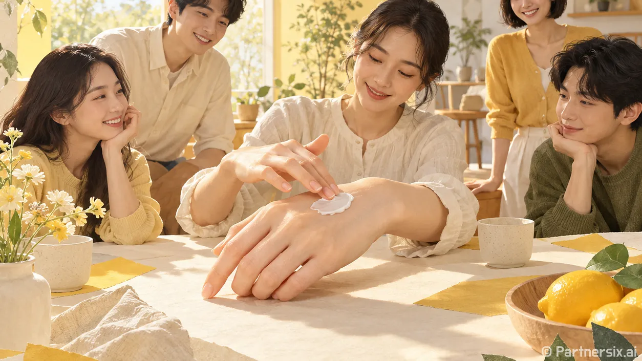 aou 톤업크림을 손등에 발라보고 양을 줄인 이유