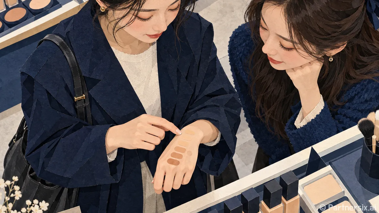 vdl 파운데이션 색상 고르다 손등에서 멈춘 이유