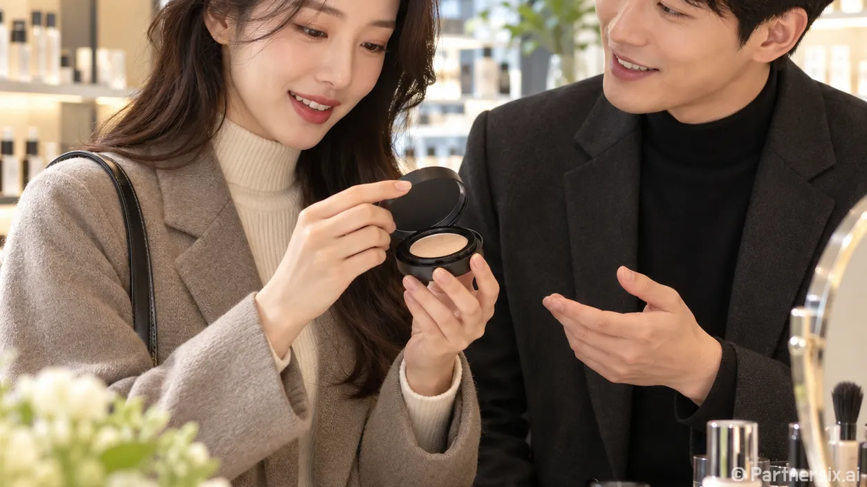 건성 쿠션 추천을 묻던 손님에게 먼저 물은 것