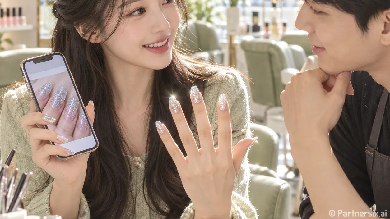 글리터네일 가격 듣고 손님이 다시 물은 이유