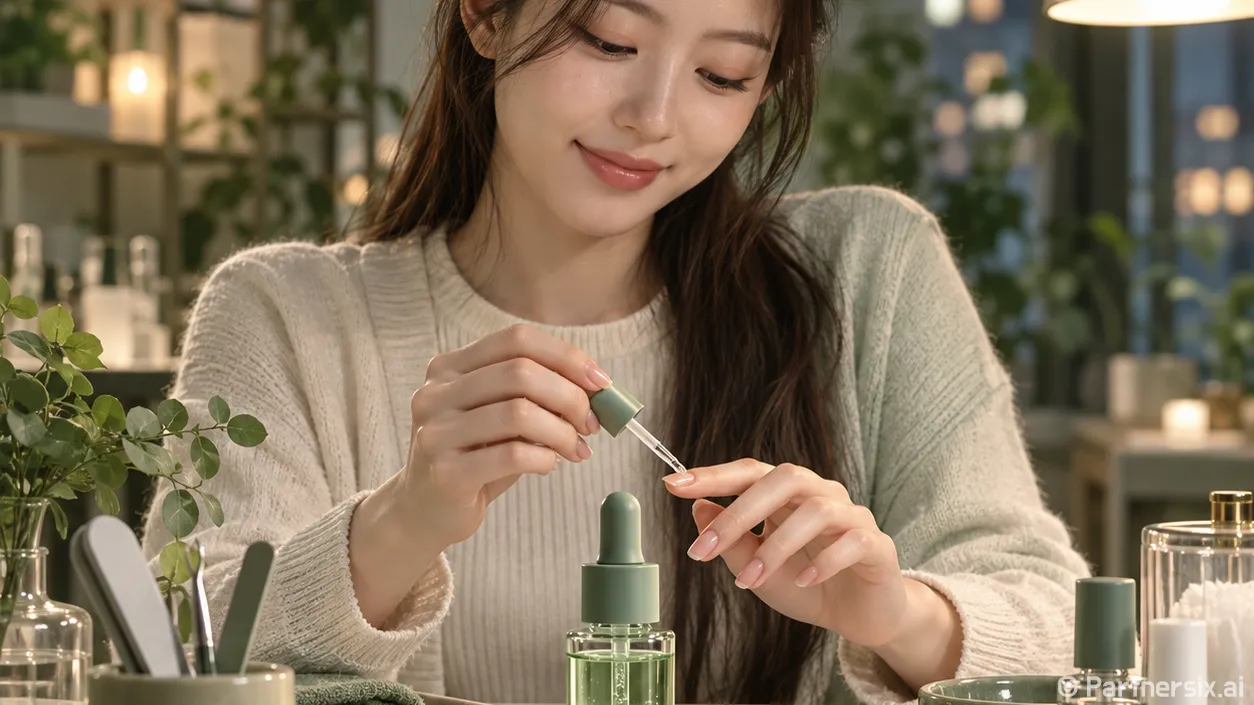 네일 영양제만 바르던 손님 손톱이 달라진 이유