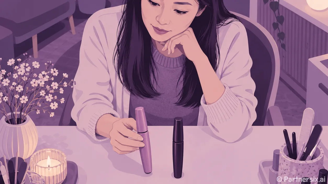 다이소 마스카라 추천해 달라기에 두 가지를 비교했다
