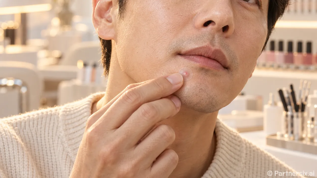 닥터멜락신 여드름 패치 붙이기 전 손부터 봤어요