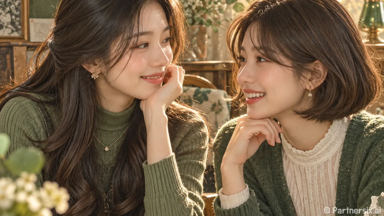 매직 펌 후 머리를 묶었다가 자국이 남았던 날