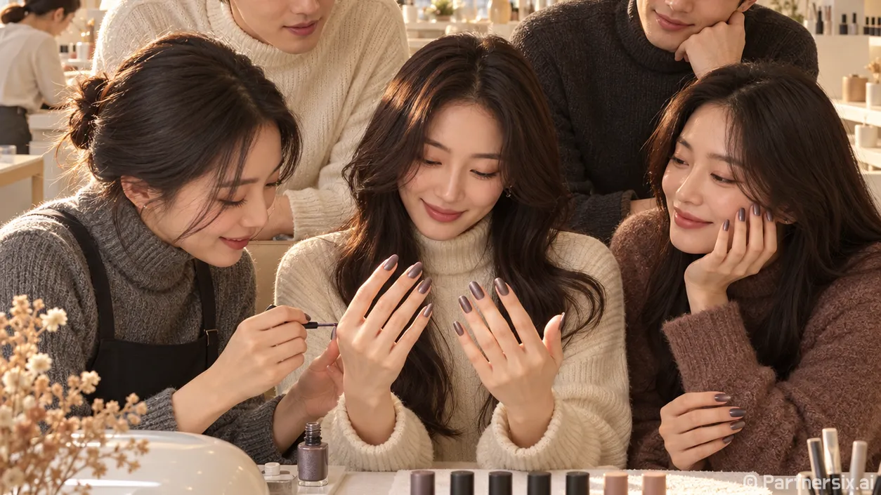 무광자석네일 해보니 손끝 분위기가 달라졌다
