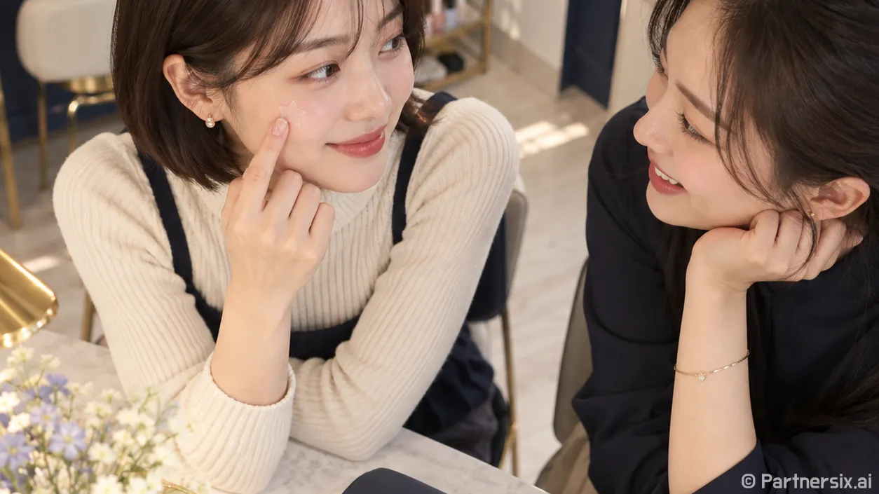 별 여드름 패치 붙인 손님을 보고 달라진 생각