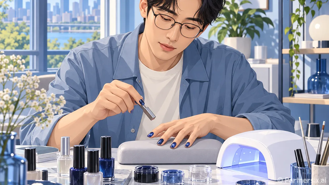 셀프 자석네일 해봤더니 빛보다 순서가 중요했다