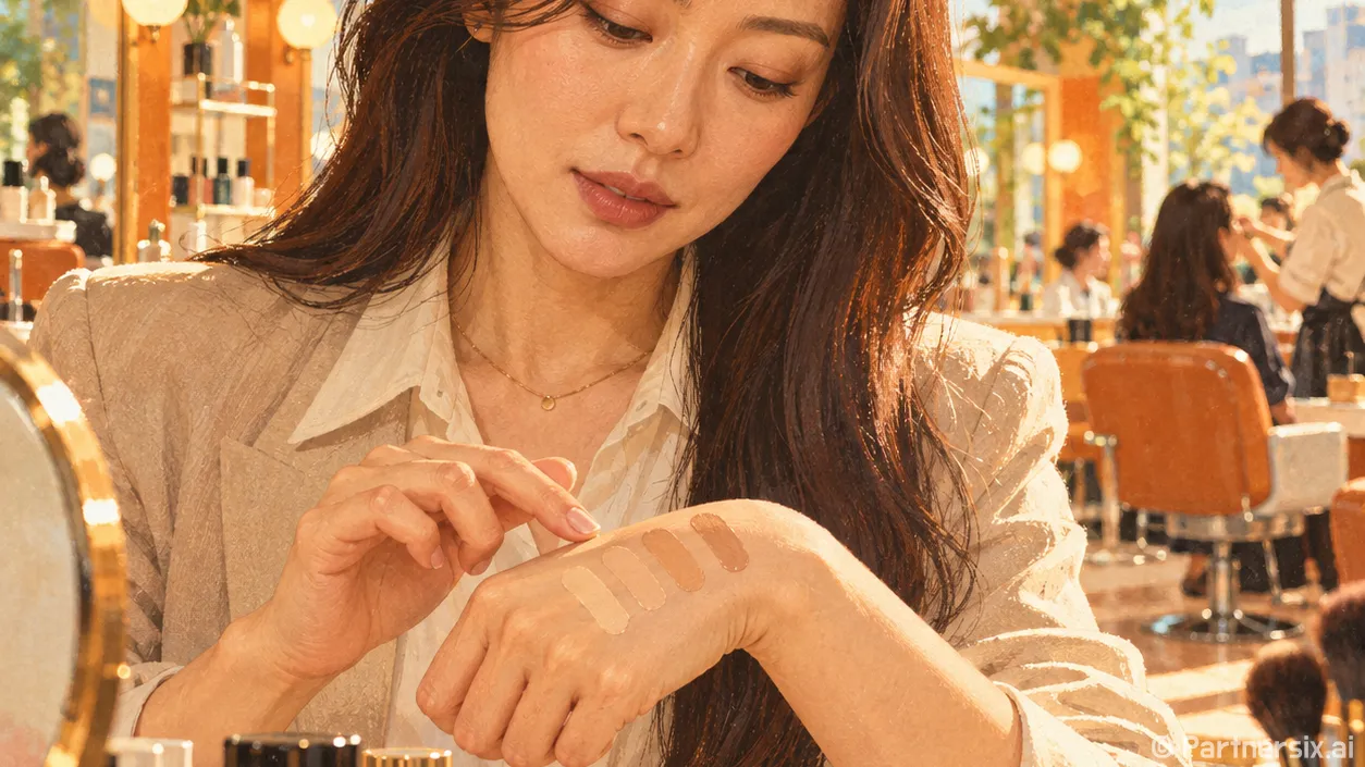 시세이도 파운데이션 색상 손등에서 골랐다가 달라 보인 날