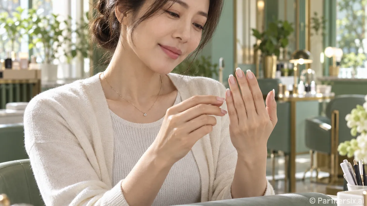 씬프렌치네일을 얇게 그렸더니 손끝이 달라졌다