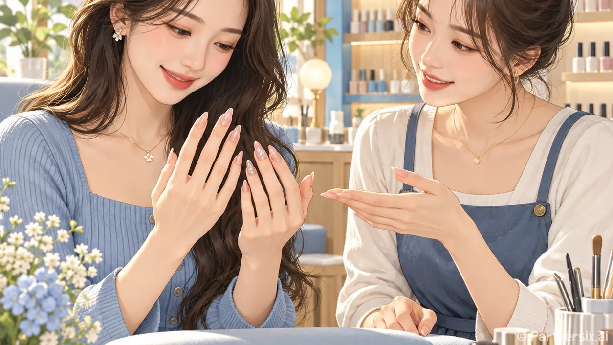 연장네일 손님들 손끝이 3주 뒤 달라진 이유