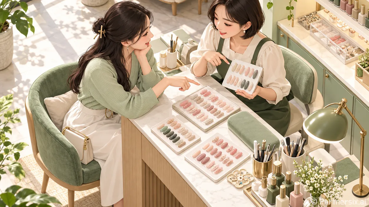연장 네일 가격 듣고 다시 계산해봤어요