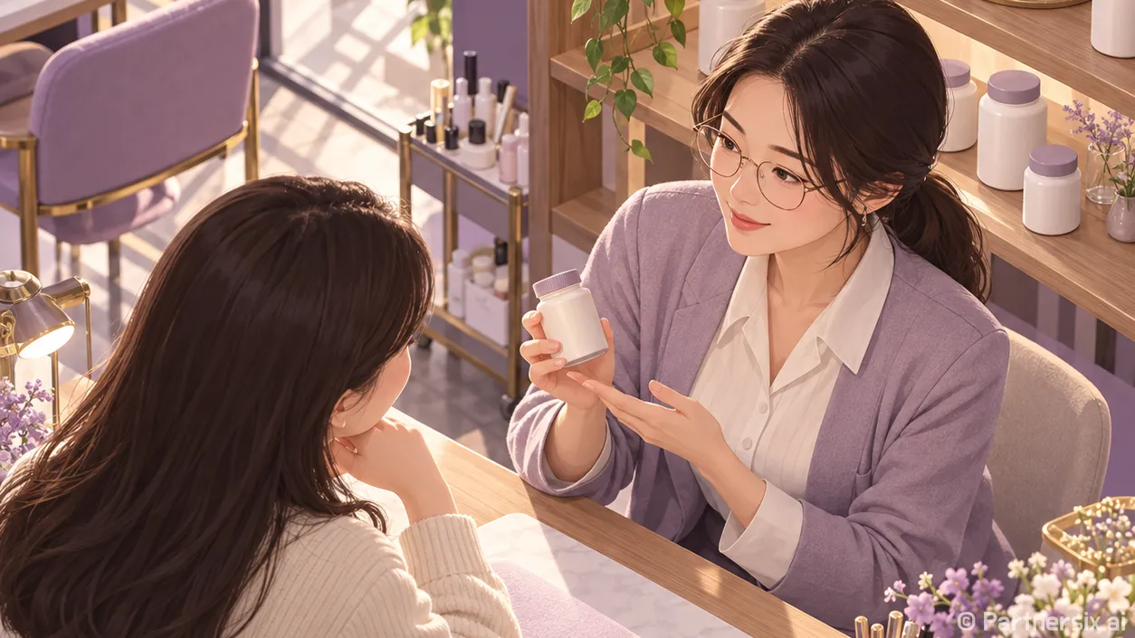 출산 후 탈모 영양제 사기 전 손님과 나눈 이야기