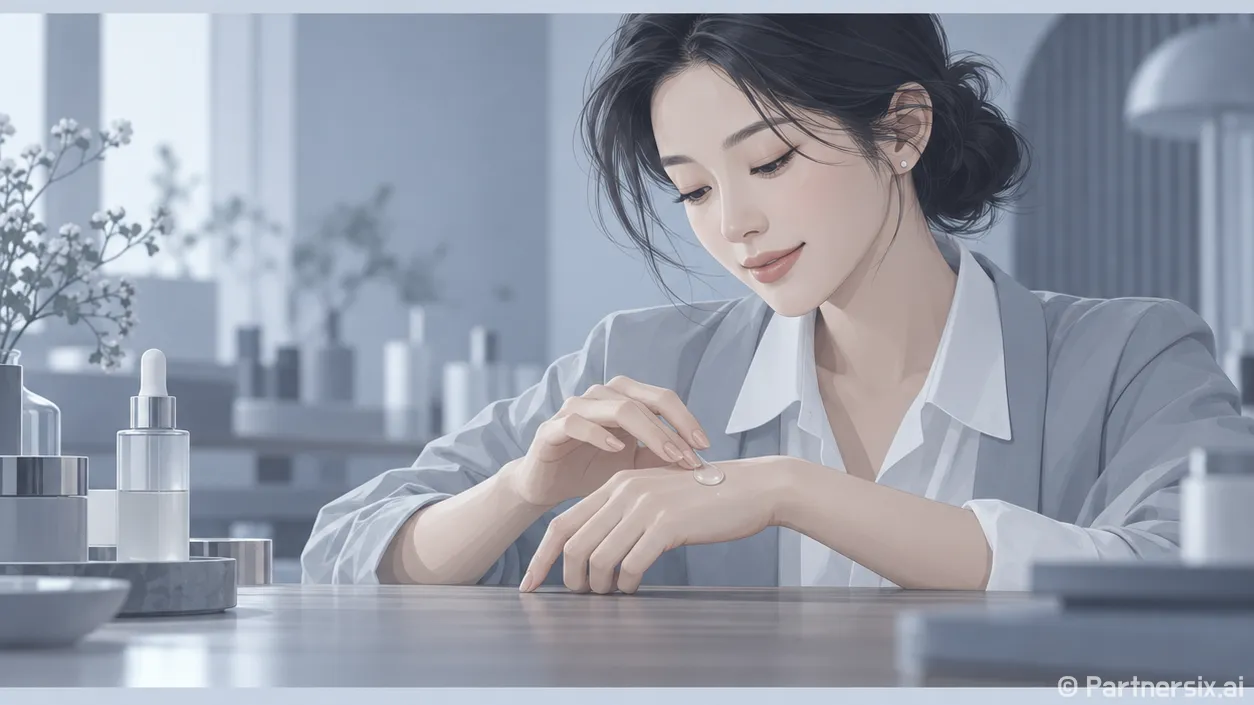 피부 진정 앰플을 손등에 먼저 써봤더니