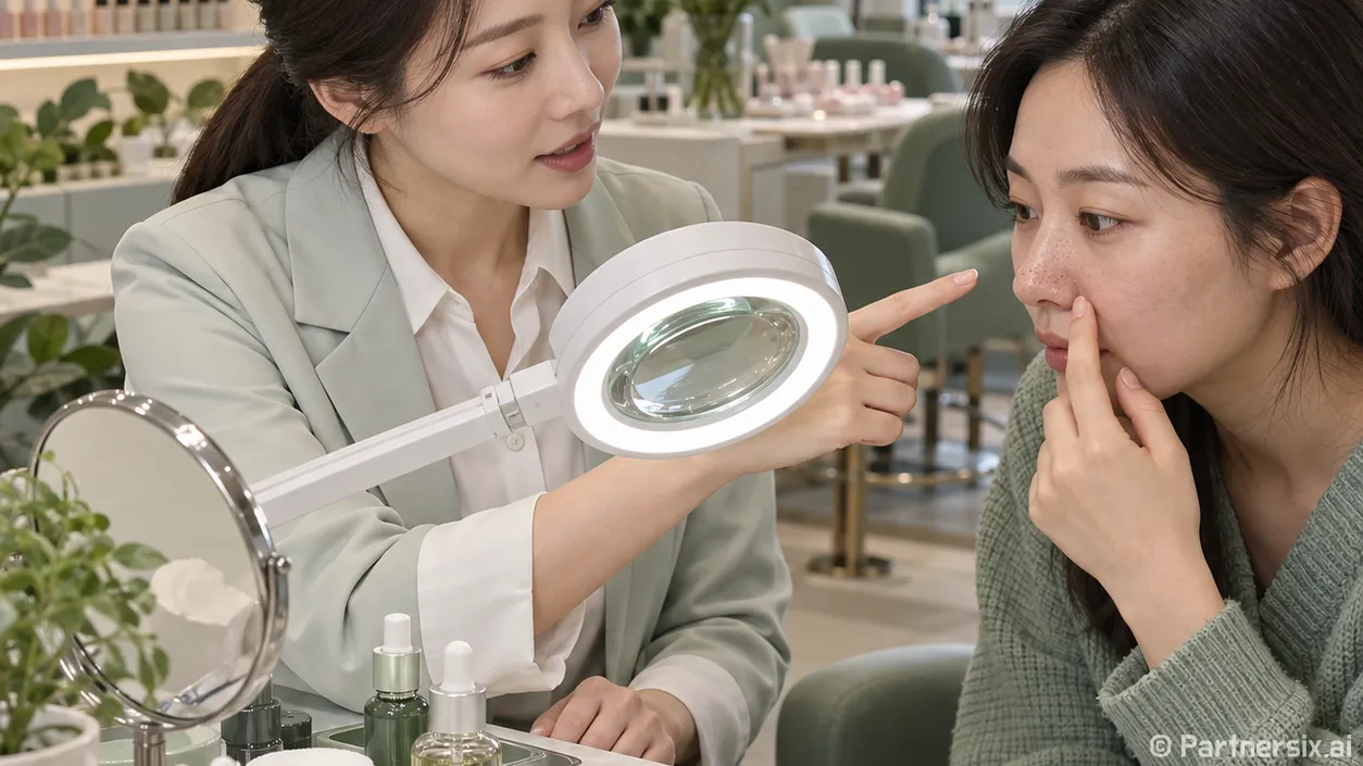피부과 블랙헤드 제거 상담 전 손님과 나눈 이야기