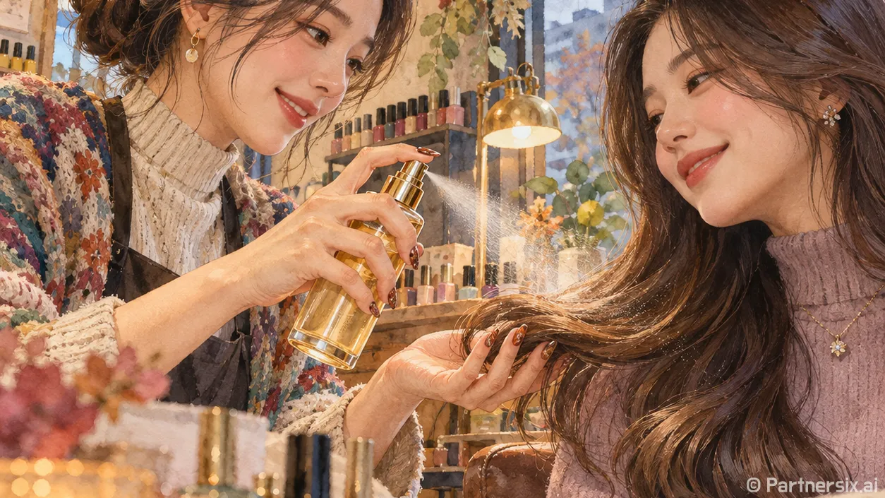 네일숍에서 헤어 오…