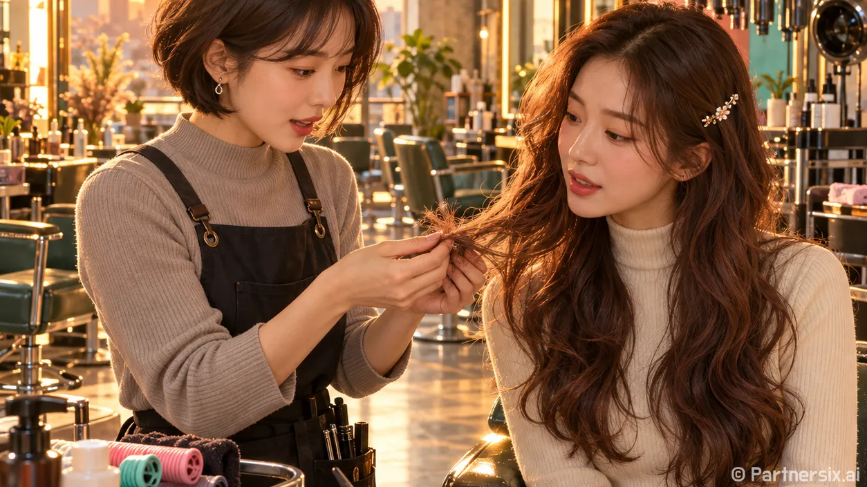 셀프 염색 후 펌을 서둘렀던 손님의 이야기