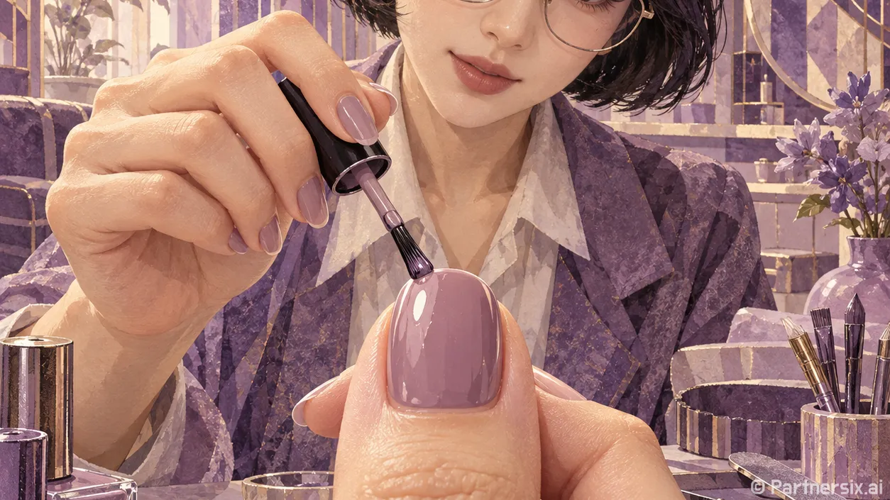 우렁손톱인 손님에게 짧은 오벌을 권했더니
