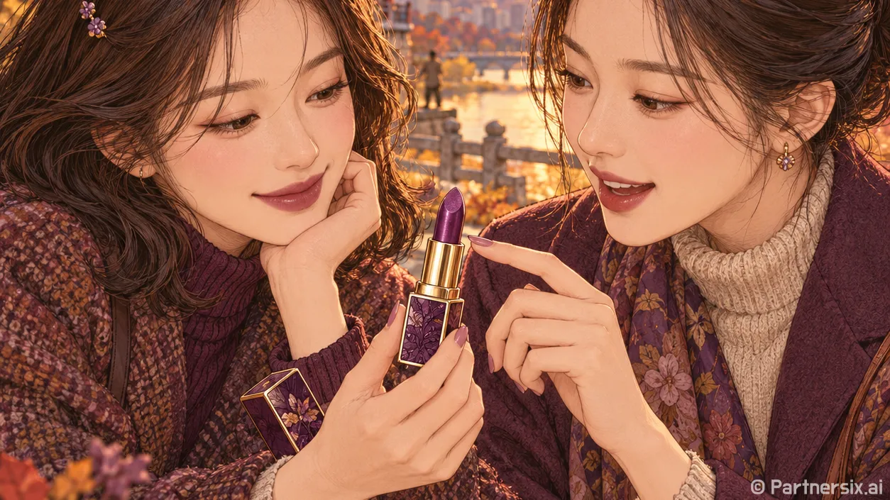 겔랑 립스틱을 고르다 손끝 색까지 바꿨다