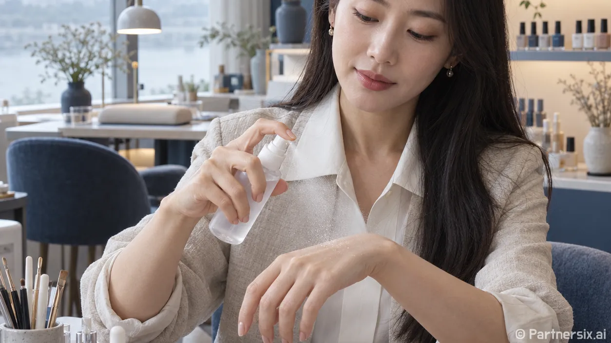 나이아신아마이드 세럼 미스트를 손등에 써본 이야기