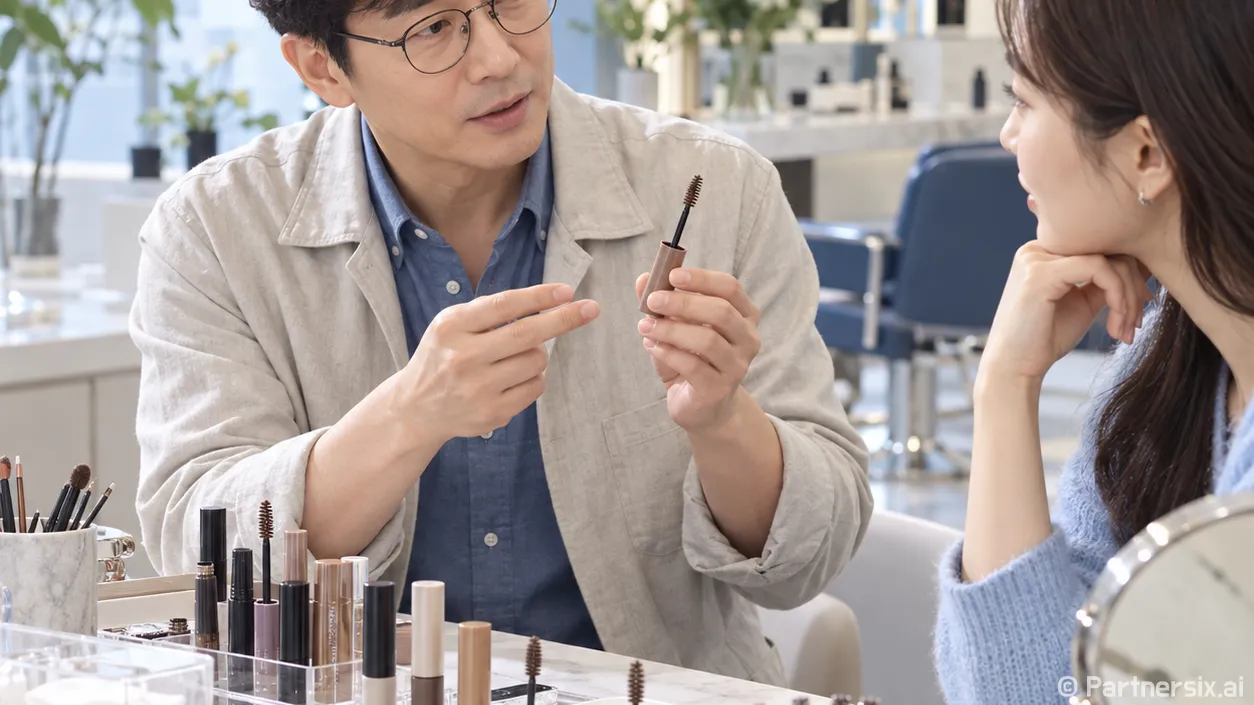 눈썹 마스카라 추천을 묻는 손님에게 말한 선택법
