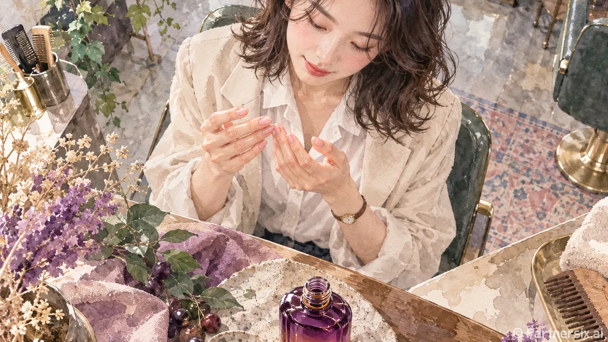 아사이 헤어 오일을…