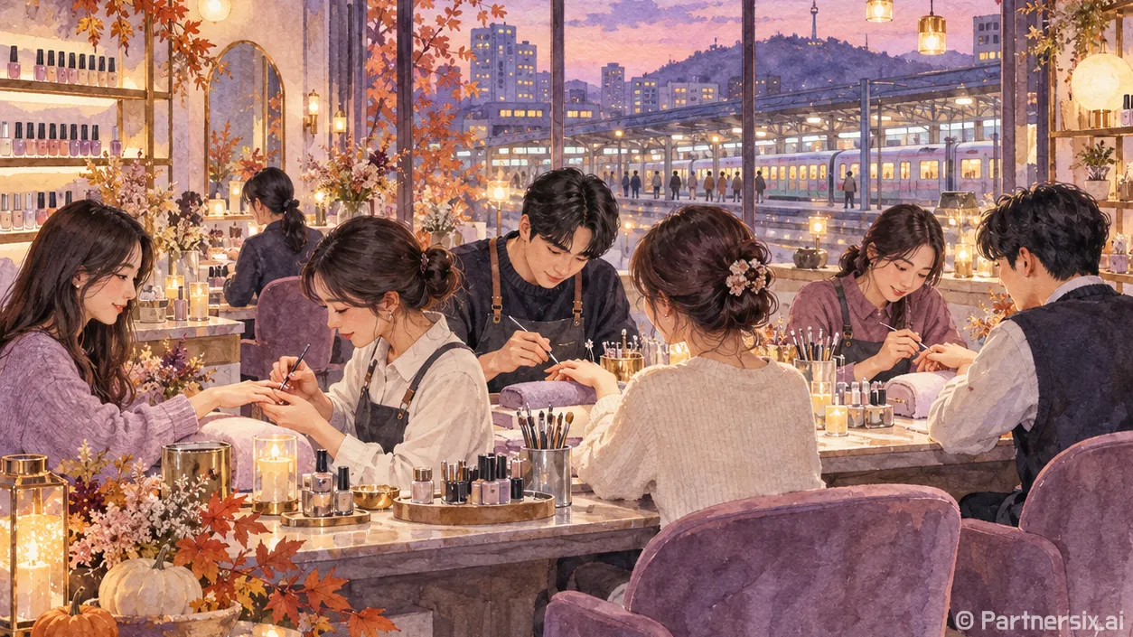 운서역 네일아트 손님이 3주 뒤 다시 온 이유