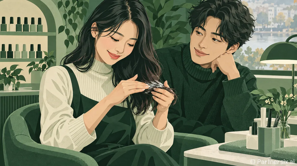 트리트먼트 사용법 두피까지 바르냐던 손님 이야기