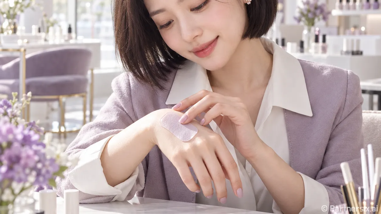 피부 진정 패치 손등에 붙여보니 알게 된 것